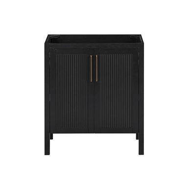 Avanity Luka 30 Single Vanity Black Oak Cabinet Only