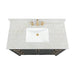 Avanity Luka 42 Single Vanity Black Oak in Alluring Quartz