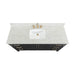 Avanity Luka 60 inch Single Vanity Black Oak in Alluring Quartz