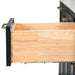 Avanity Luka 60 nch Single Vanity Black Oak Cabinet Only Side View