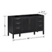 Avanity Luka 60 Single Vanity Black Oak Cabinet Only Dimension