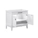 Avanity Madison 36 inch Single Vanity White Cabinet Only Open Drawers