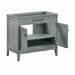 Avanity Madison 36 Single Vanity Smoke Green Cabinet Only Open Drawer