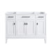Avanity Madison 48 Double Vanity White Cabinet Only