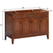 Avanity Madison 48 Inch Double Vanity Tobacco Cabinet Only Dimension
