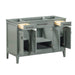Avanity Madison 48 Inch Single Vanity Smoke Green Cabinet Only Open Drawer