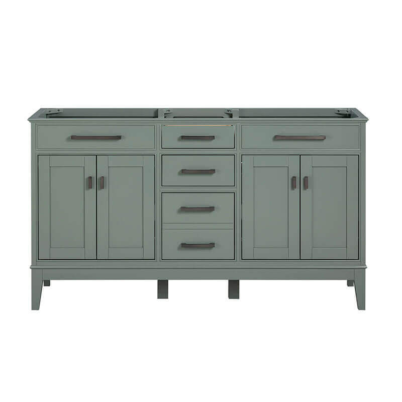 Avanity Madison 60 inch Single Vanity Smoke Green Cabinet Only