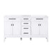 Avanity Madison 60 Single Vanity White Cabinet Only