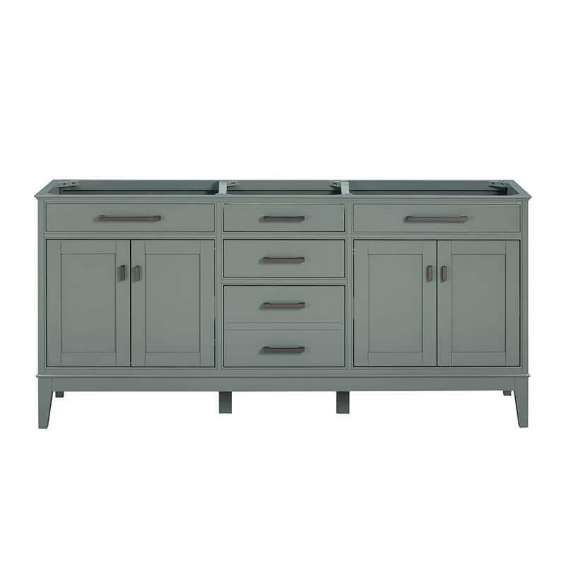 Avanity Madison 72 Double Vanity Smoke Green Cabinet Only