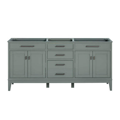 Avanity Madison 72 Double Vanity Smoke Green Cabinet Only