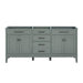 Avanity Madison 72 Double Vanity Smoke Green Cabinet Only