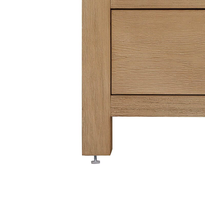 Avanity Modero 30 Inch Single Vanity Brushed Oak Cabinet Only Base