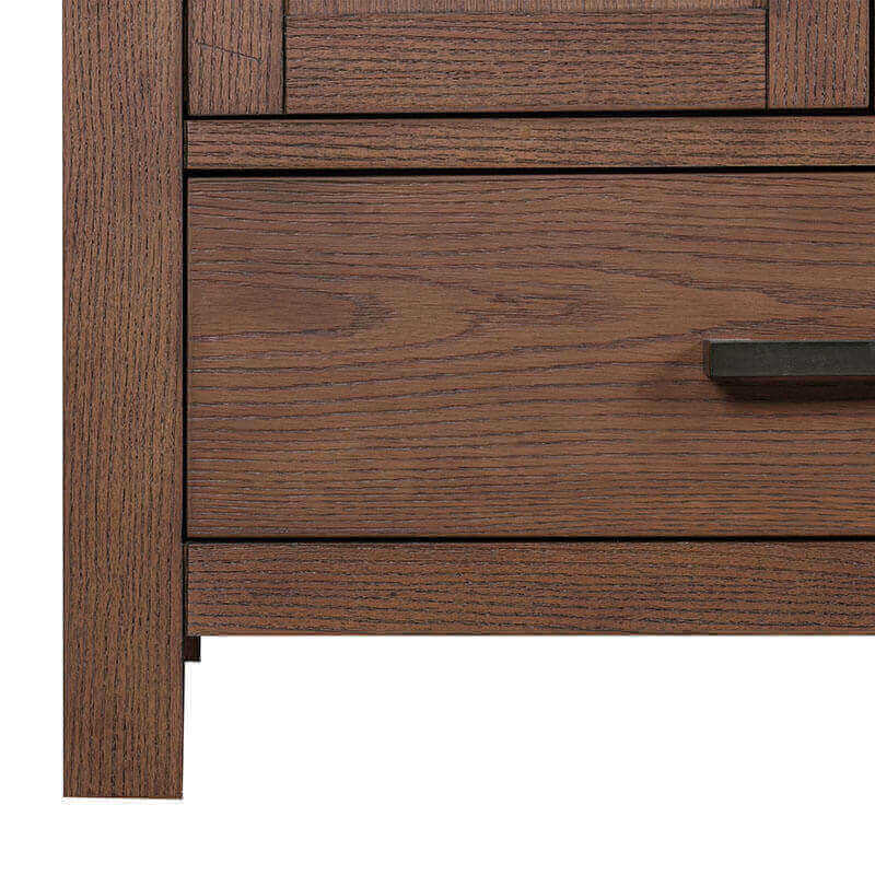 Avanity Modero 30 Inch Single Vanity Mocha Oak Cabinet Only Base