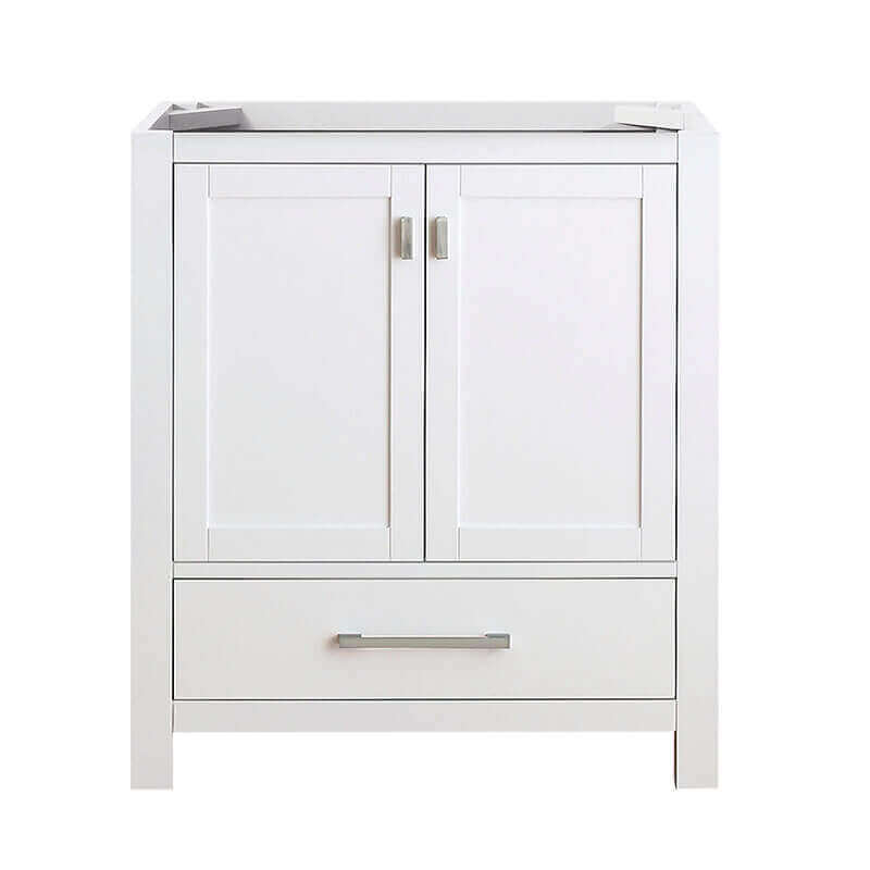Avanity Modero 30 Single Vanity White Cabinet Only