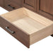 Avanity Modero 36 Inch Single Vanity Mocha Oak Cabinet Only Drawer