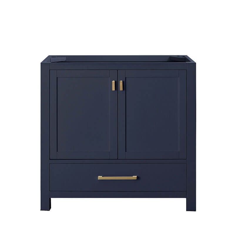 Avanity Modero 36 Single Vanity Navy Blue Cabinet Only