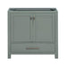 Avanity Modero 36 Single Vanity Smoke Green Cabinet Only