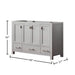Avanity Modero 48 Inch Single Vanity Chilled Gray Cabinet Only Dimension