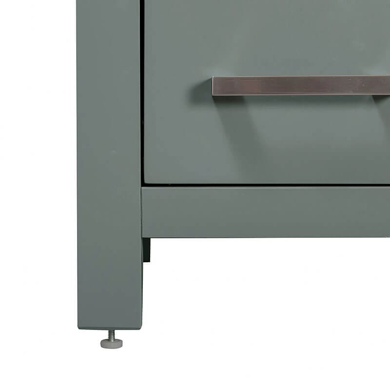 Avanity Modero 48 Inch Single Vanity Smoke Green Cabinet Only Base