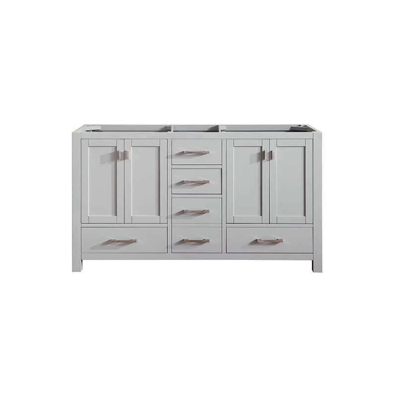 Avanity Modero 60 Double Vanity Chilled Gray Cabinet Only