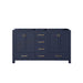 Avanity Modero 60 Double Vanity Navy Blue Cabinet only