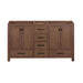 Avanity Modero 60 inch Double Vanity Mocha Oak Cabinet Only