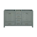 Avanity Modero 60 inch Double Vanity Smoke Green Cabinet Only