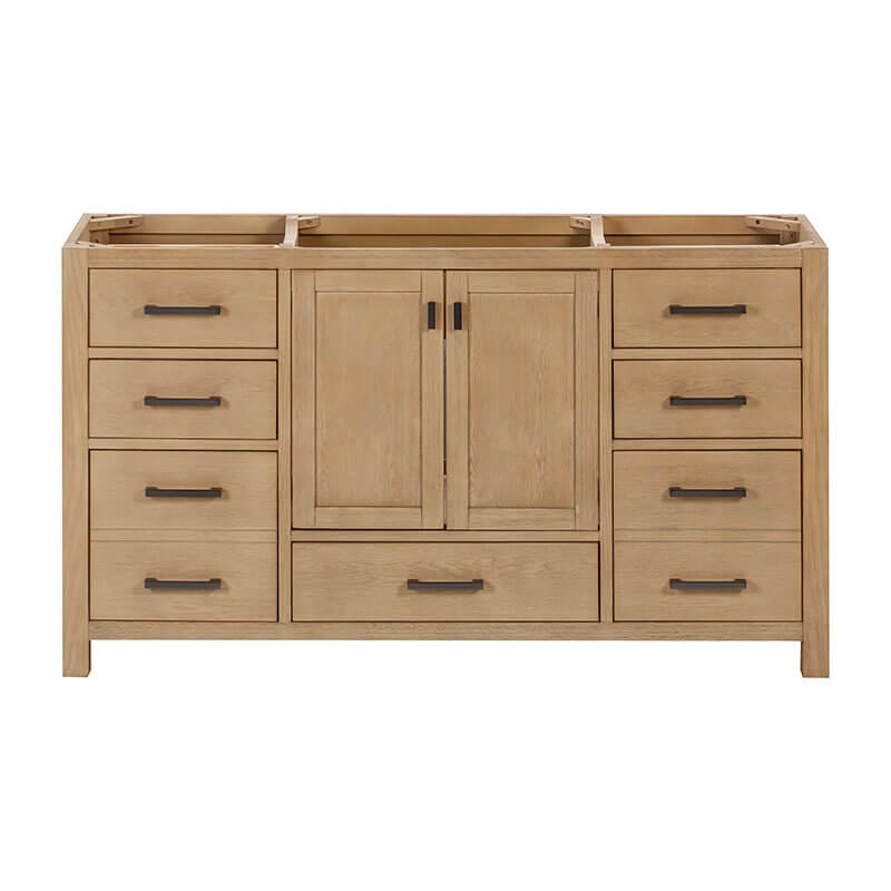 Avanity Modero 60 Single Vanity Brushed Oak Cabinet Only