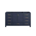 Avanity Modero 60 Single Vanity Navy Blue Cabinet Only