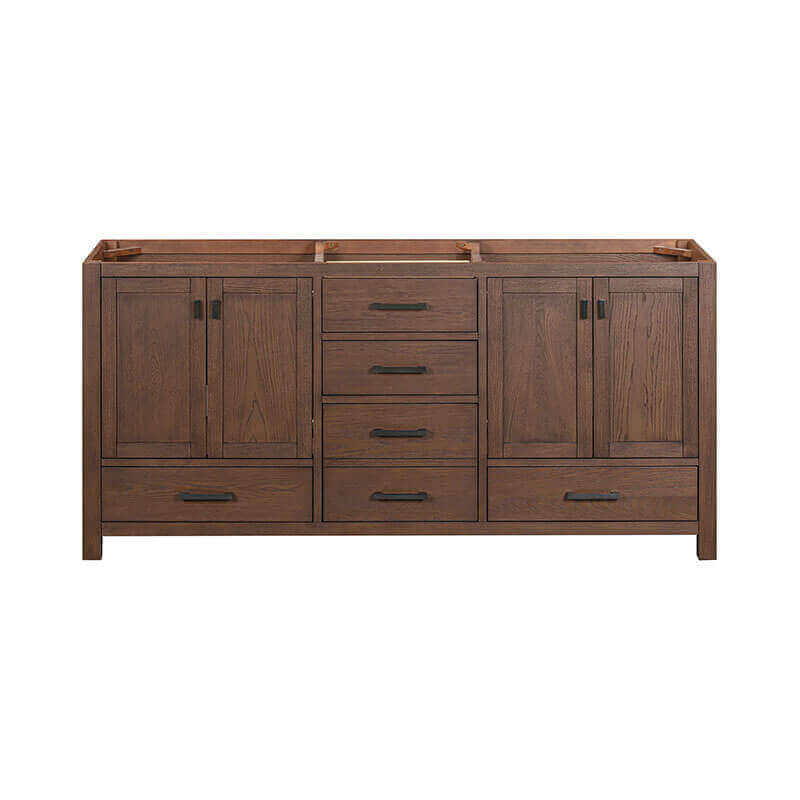 Avanity Modero 72 Double Vanity Mocha Oak Cabinet Only