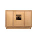 Avanity Parker 48 Single Sink Teak Bathroom Vanity Natural Teak Cabinet Only Black View