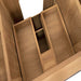 Avanity Parker 48 Single Sink Teak Bathroom Vanity Natural Teak Cabinet Only Drawer Divider
