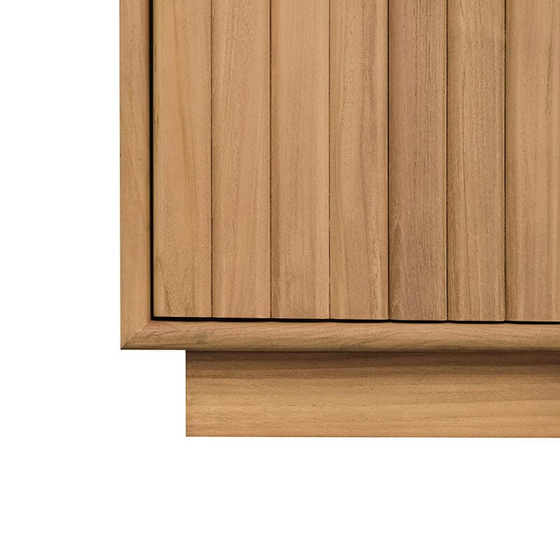 Avanity Parker 72 Double Sink Teak Bathroom Vanity Natural Teak Cabinet Only Base