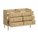 Avanity Serena 48 Inch Single Vanity White Oak Freestanding Cabinet Only Corner View