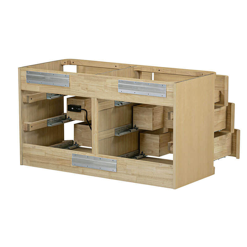 Avanity Serena 48 Inch Single Vanity White Oak Wall-Mounted Cabinet Only