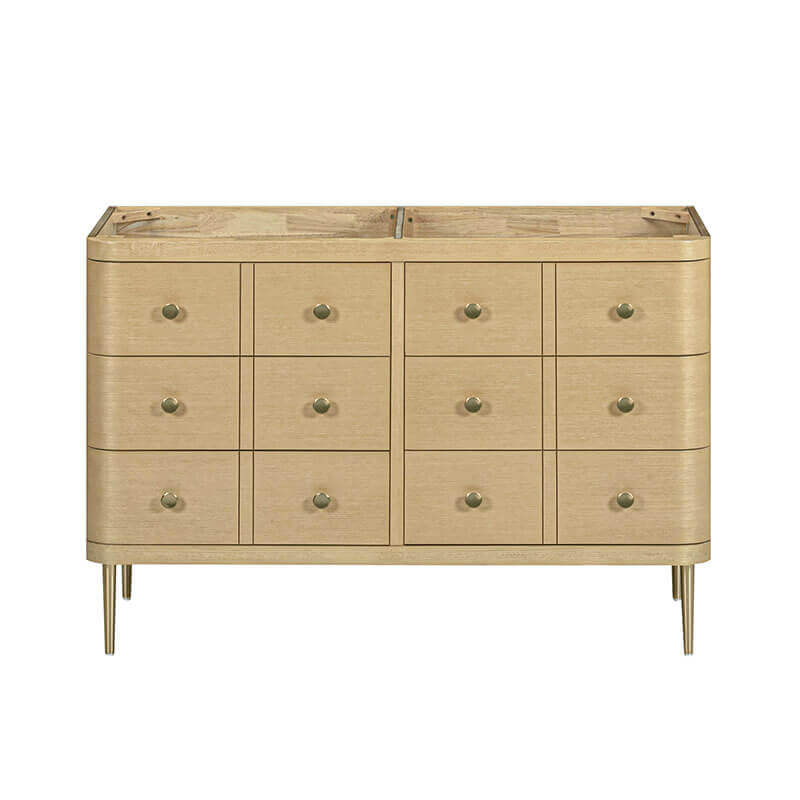 Avanity Serena 48 Single Vanity White Oak Freestanding Cabinet Only
