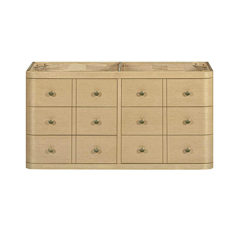 Avanity Serena 48 Single Vanity White Oak Wall-mounted Cabinet Only