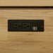 Avanity Serena 60 Double Vanity Freestanding White Oak Cabinet Only  USB Port