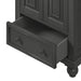 Avanity Thompson 24 Inch Single Vanity Charcoal Glaze Cabinet Only Open Drawer