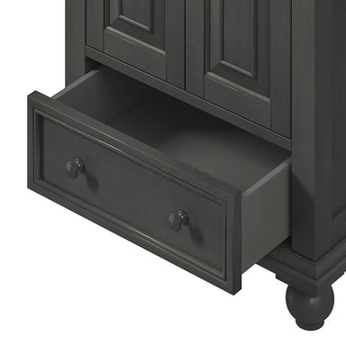 Avanity Thompson 30 Single Vanity Charcoal Glaze Cabinet Only Drawer Close Up