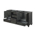 Avanity Thompson 72 Inch Double Cabinet Only Corner View