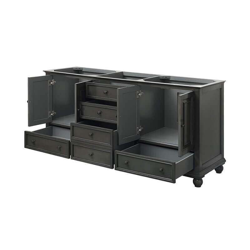 Avanity Thompson 72 Inch Double Cabinet Only Corner View