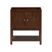 Avanity Zoe 30 inch Single Sink Bathroom Vanity Walnut Cabinet Only