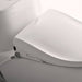 axent milton intelligent bidet seat top side view