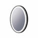 Barcelona LED Lighted Mirror Corner View Up Close