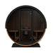 Barrel Haus Collection Outdoor Sauna 6 Person, 6.6' x 7.4' (9 kW) Front View