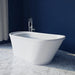 Bella B6630 66 x 30 Inch Freestanding Soaker Tub Chrome Floor-Mounted Faucet