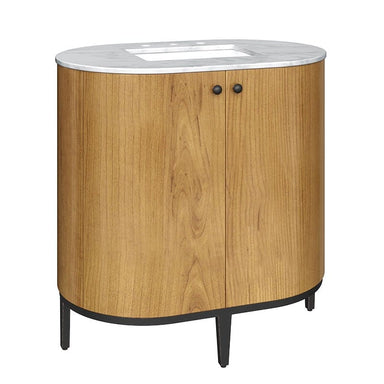 Bellamy 36" Single Vanity Rustic Oak Full Side View