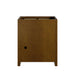 Bellshire 30 Inch Single Vanity in Honey Oak Back View