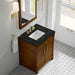 Bellshire 30" Single Vanity in Honey Oak With Phantome Eclos Top
